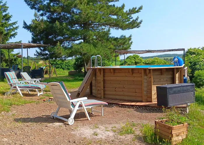 Ferienhaus De La Deveze Cosy Et Nature Saint-Beauzely